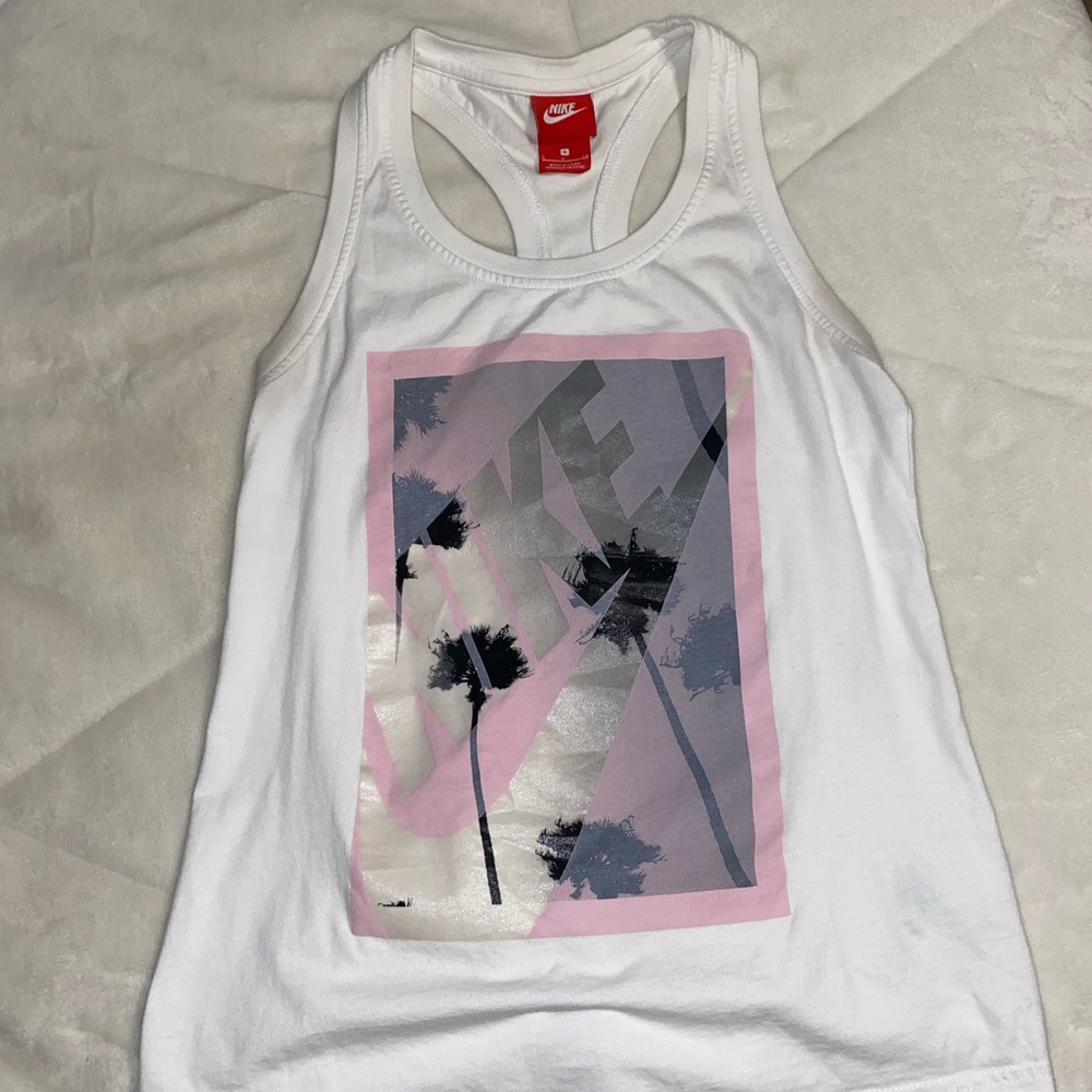 Nike racer back tank top!
